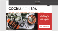 Desktop Screenshot of cocinaconbra.com